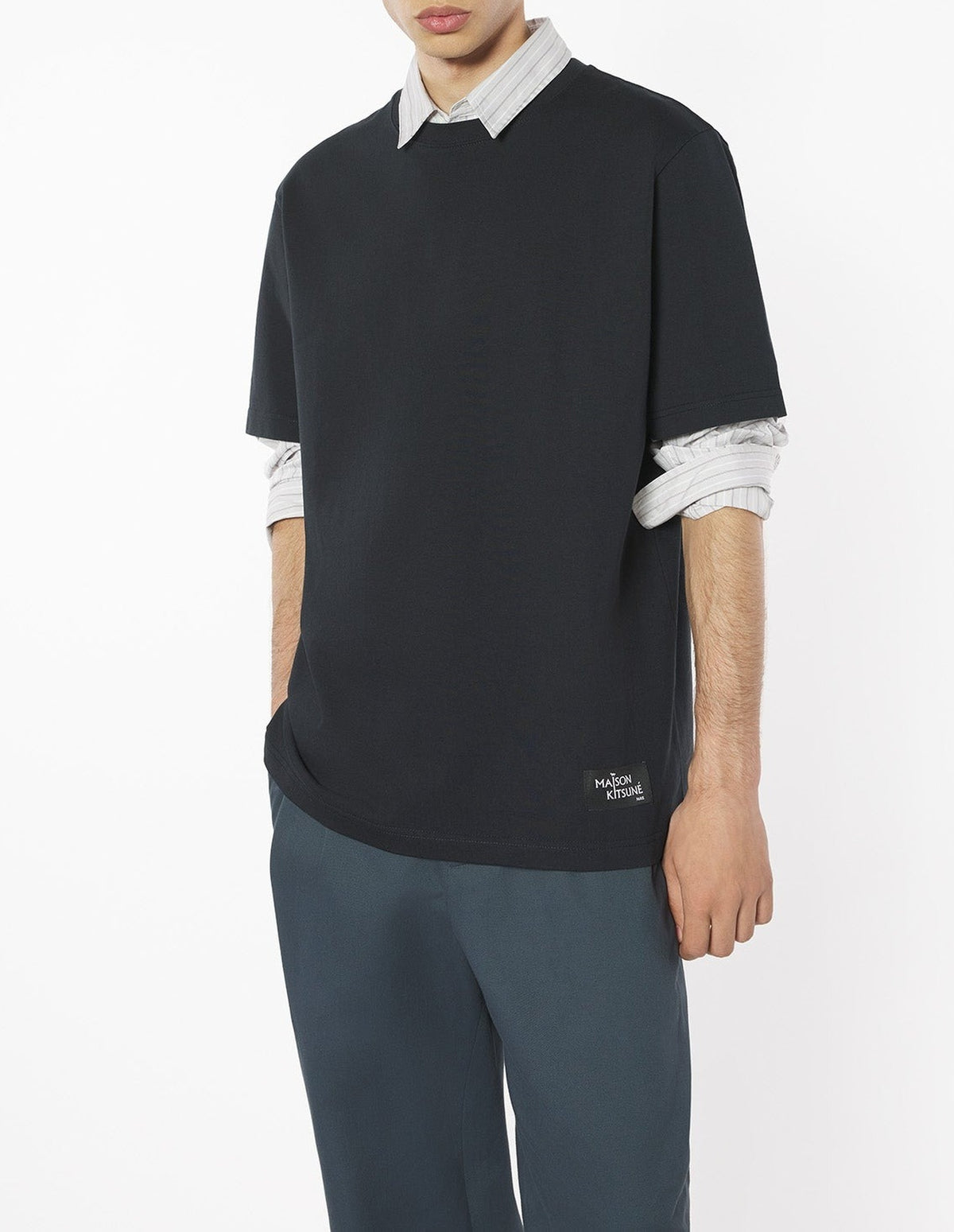 T-shirt Crossword Maison Kitsuné - Black