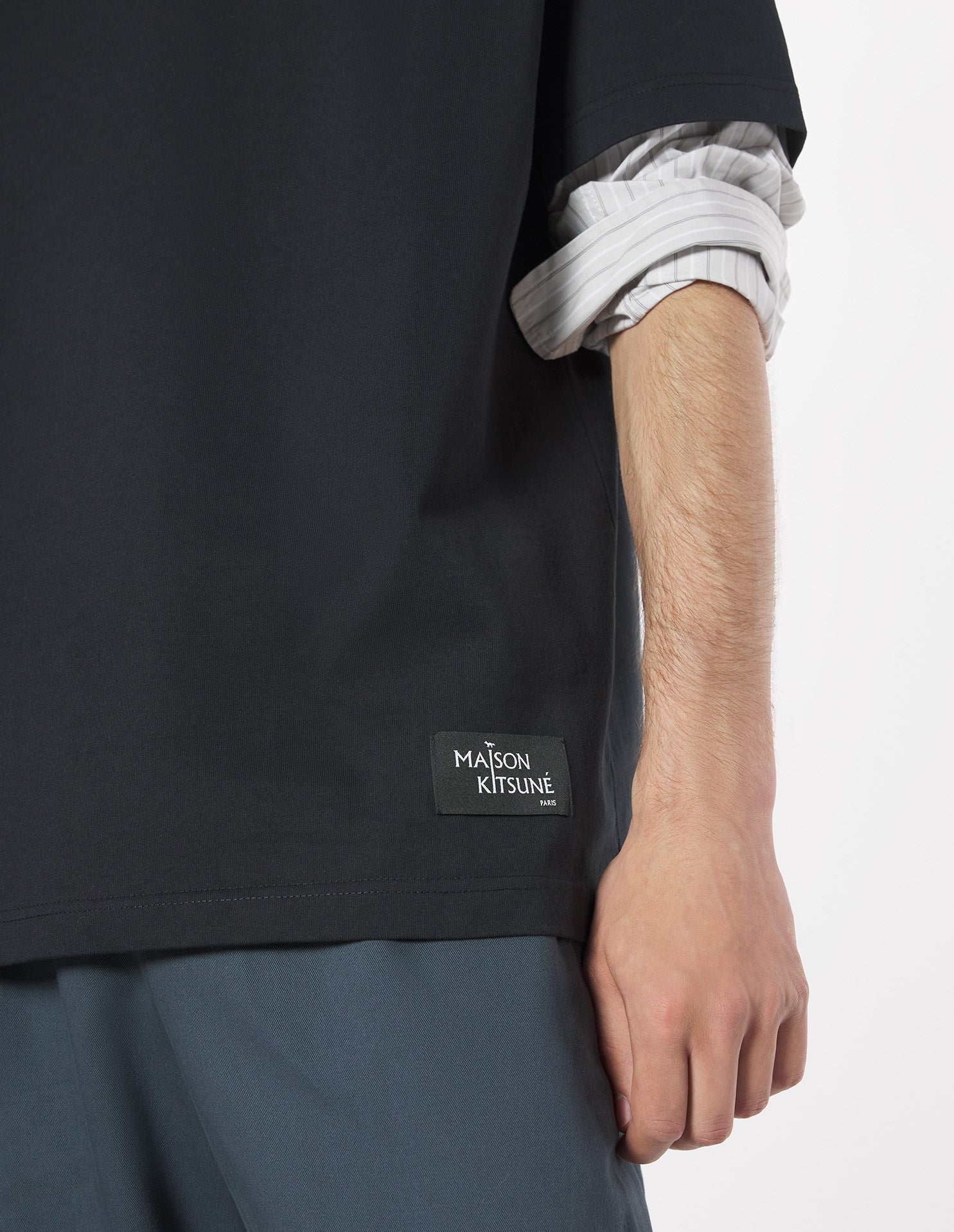 Maison Kitsuné Crossword Comfort Tee-Shirt - Black