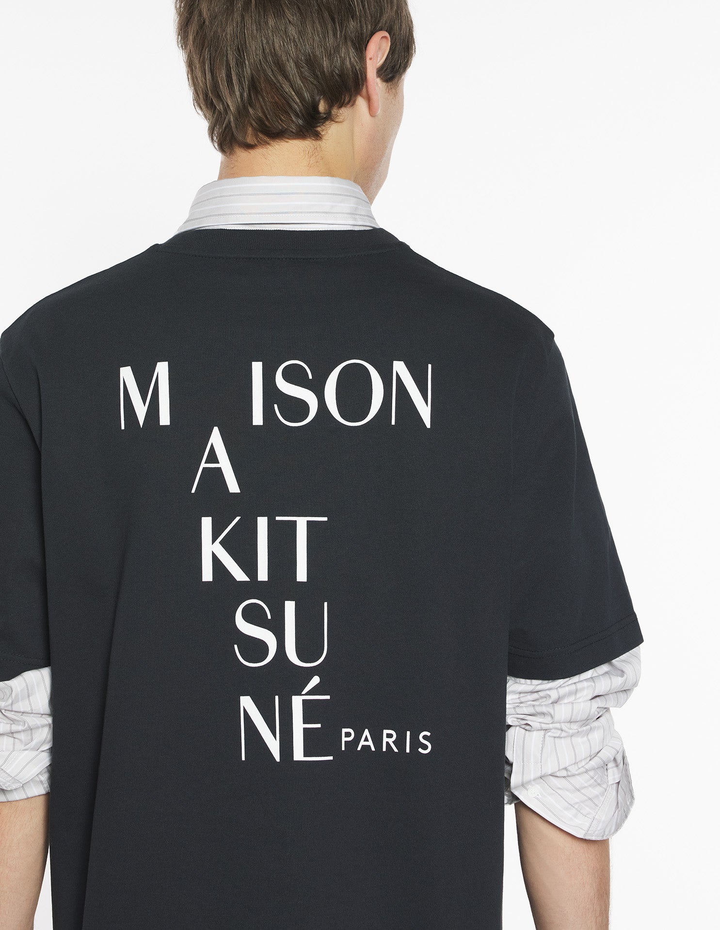Maison Kitsuné Crossword Comfort Tee-Shirt - Black