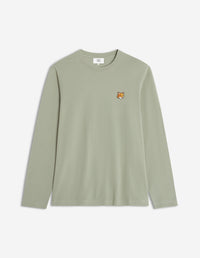 Fox Head Regular Long Sleeve Tee-Shirt - Pebble