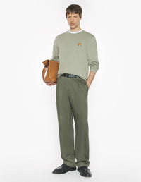 Fox Head Regular Long Sleeve Tee-Shirt - Pebble