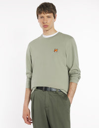 Fox Head Regular Long Sleeve Tee-Shirt - Pebble