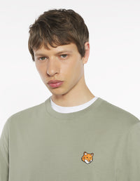 Fox Head Regular Long Sleeve Tee-Shirt - Pebble