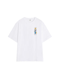 T-shirt oversize Dressed Fox - White