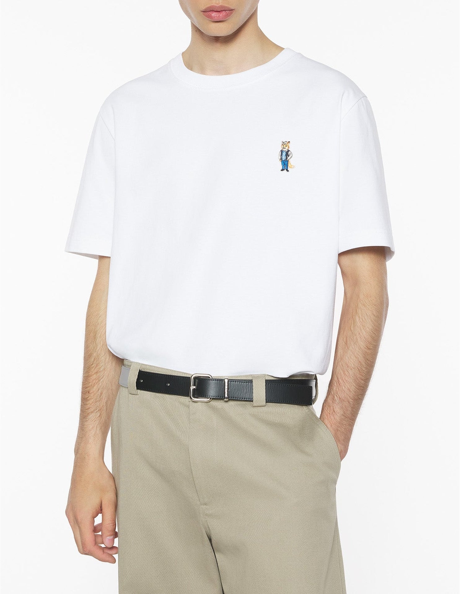 T-shirt comort Dressed Fox - White