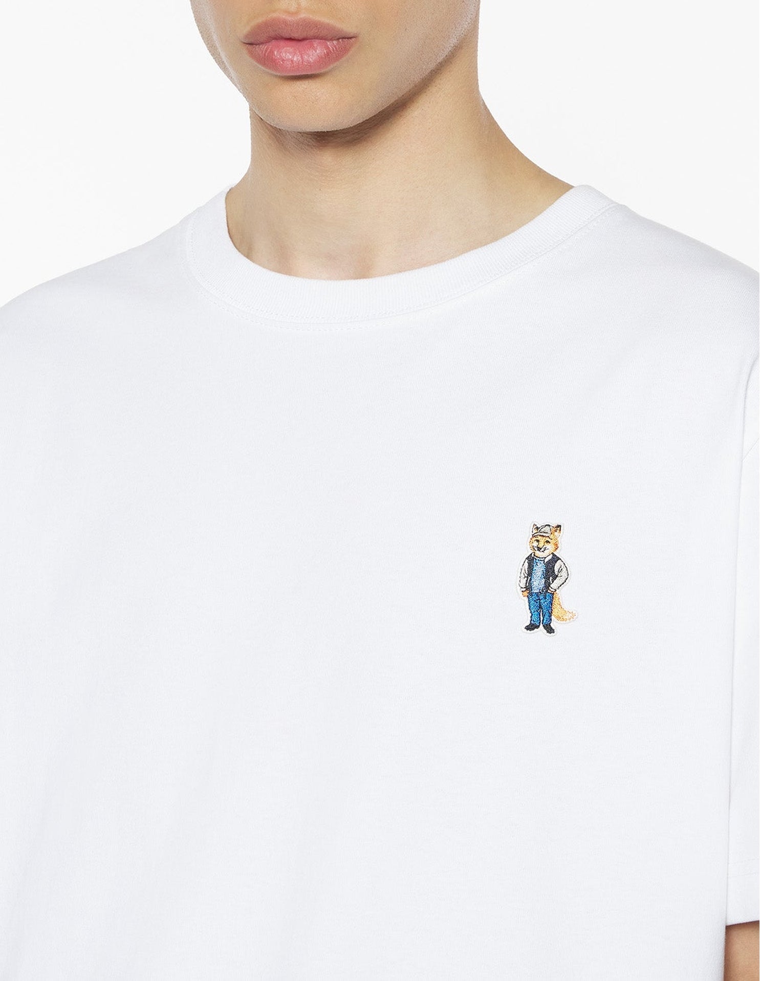 T-shirt comort Dressed Fox - White