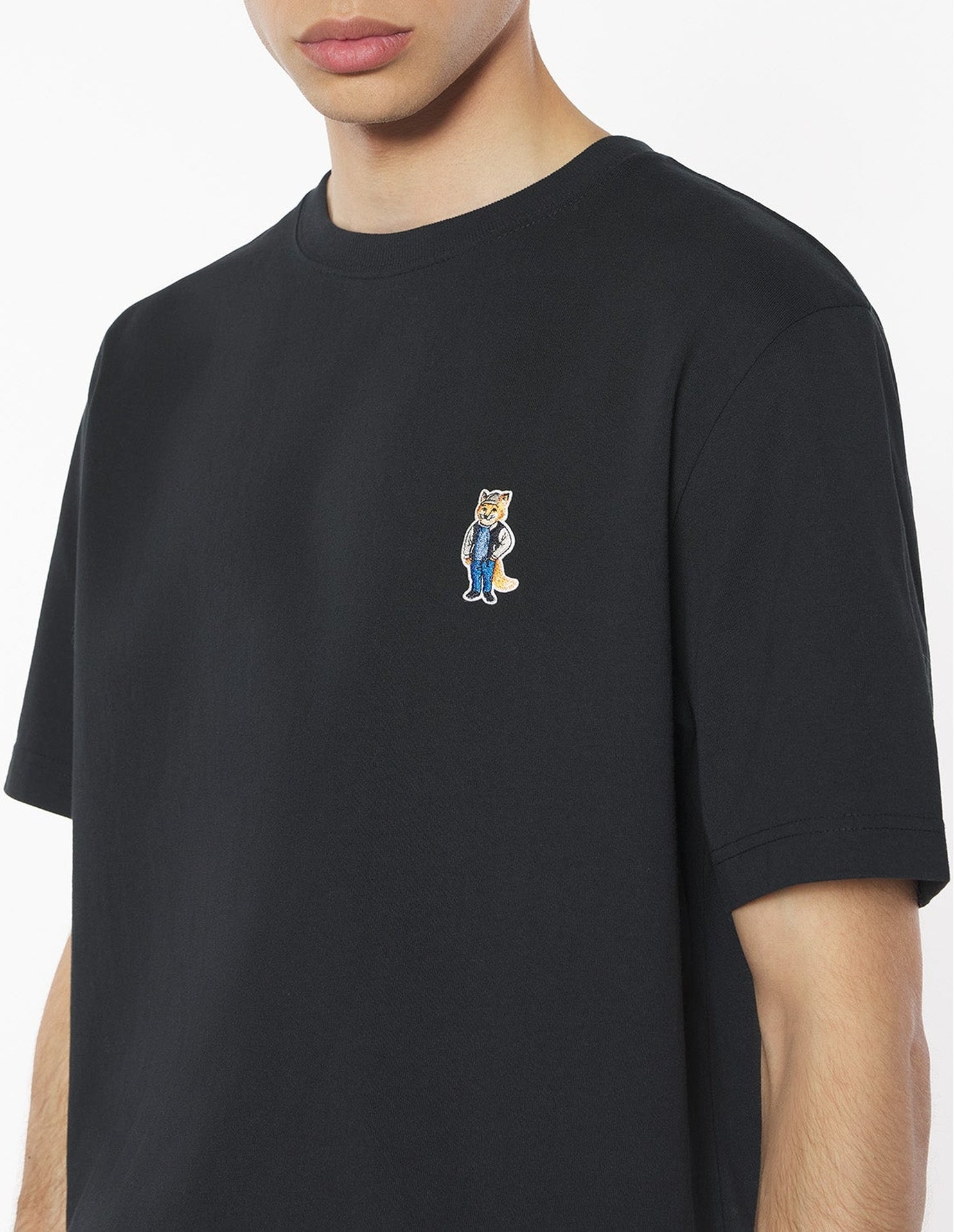 T-shirt comort Dressed Fox - Black