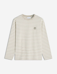Fox Head Long Sleeve Tee-Shirt - Pure Cashmere/Tapioca