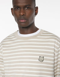 Fox Head Long Sleeve Tee-Shirt - Pure Cashmere/Tapioca