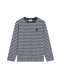 T-shirt à manches longues Fox Head - Navy & White