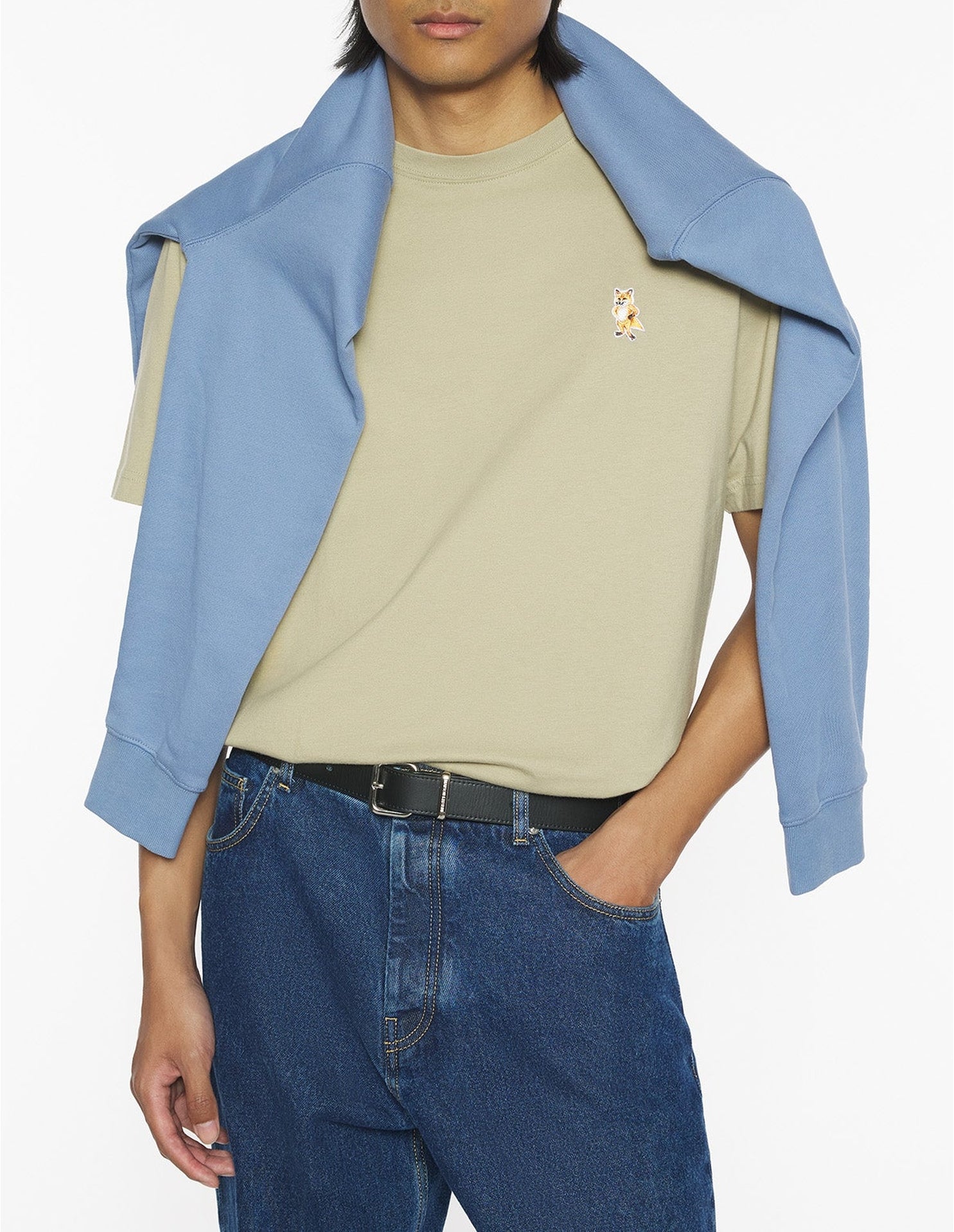 T-shirt brodé Standing Fox - Winter Twig