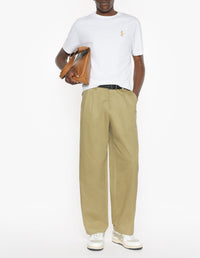 Standing Fox embroidered T-shirt - White