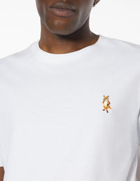 Standing Fox embroidered T-shirt - White