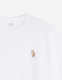 Standing Fox embroidered T-shirt - White