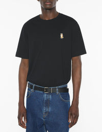 T-shirt brodé Standing Fox - Black