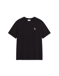 T-shirt brodé Standing Fox - Black