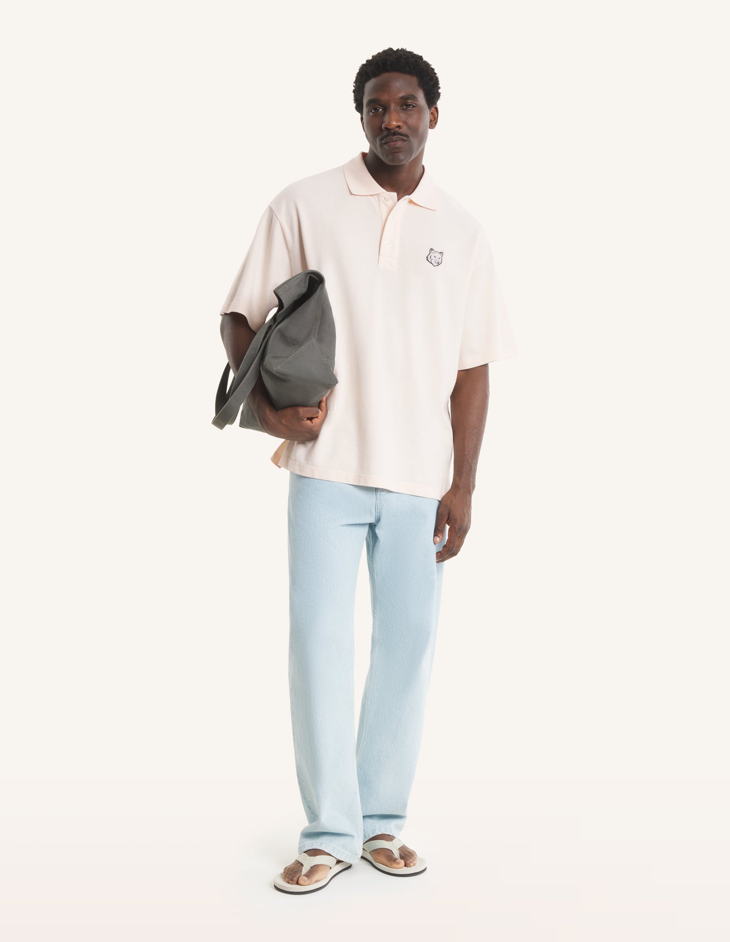 Fox Head Oversize Polo - Mauve