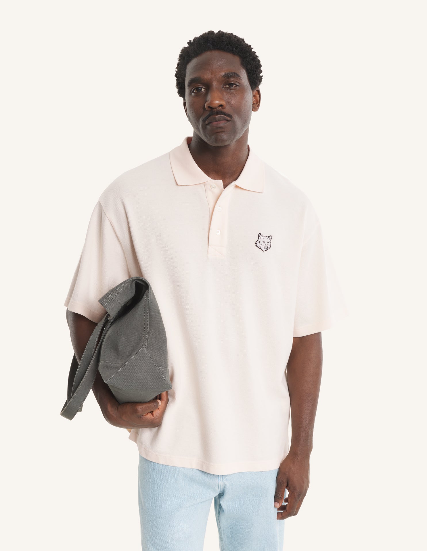 Fox Head Oversize Polo - Mauve
