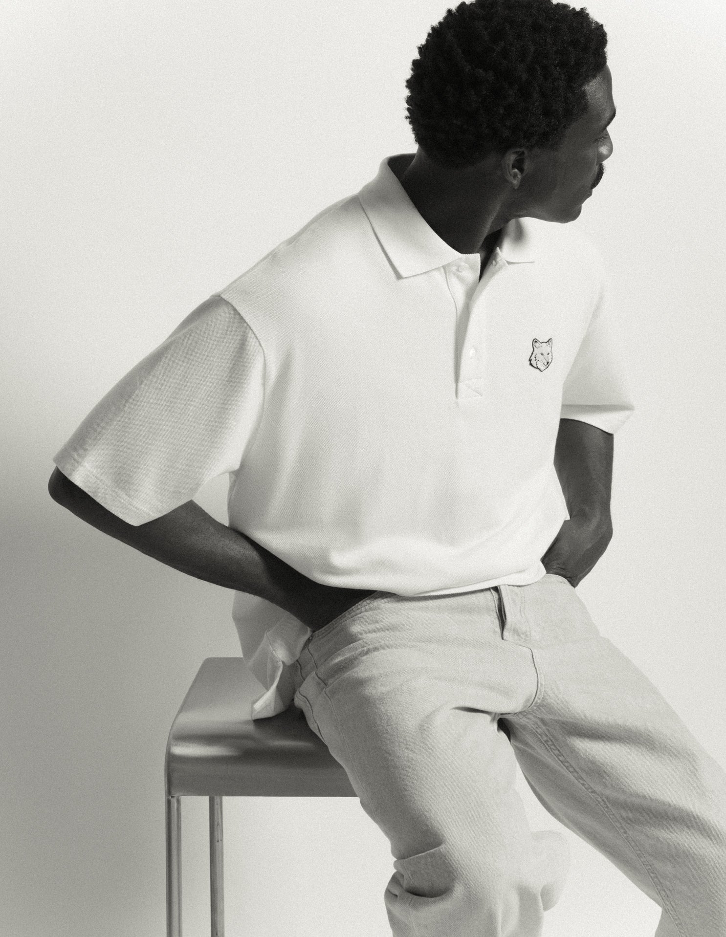 Fox Head Oversize Polo - Mauve