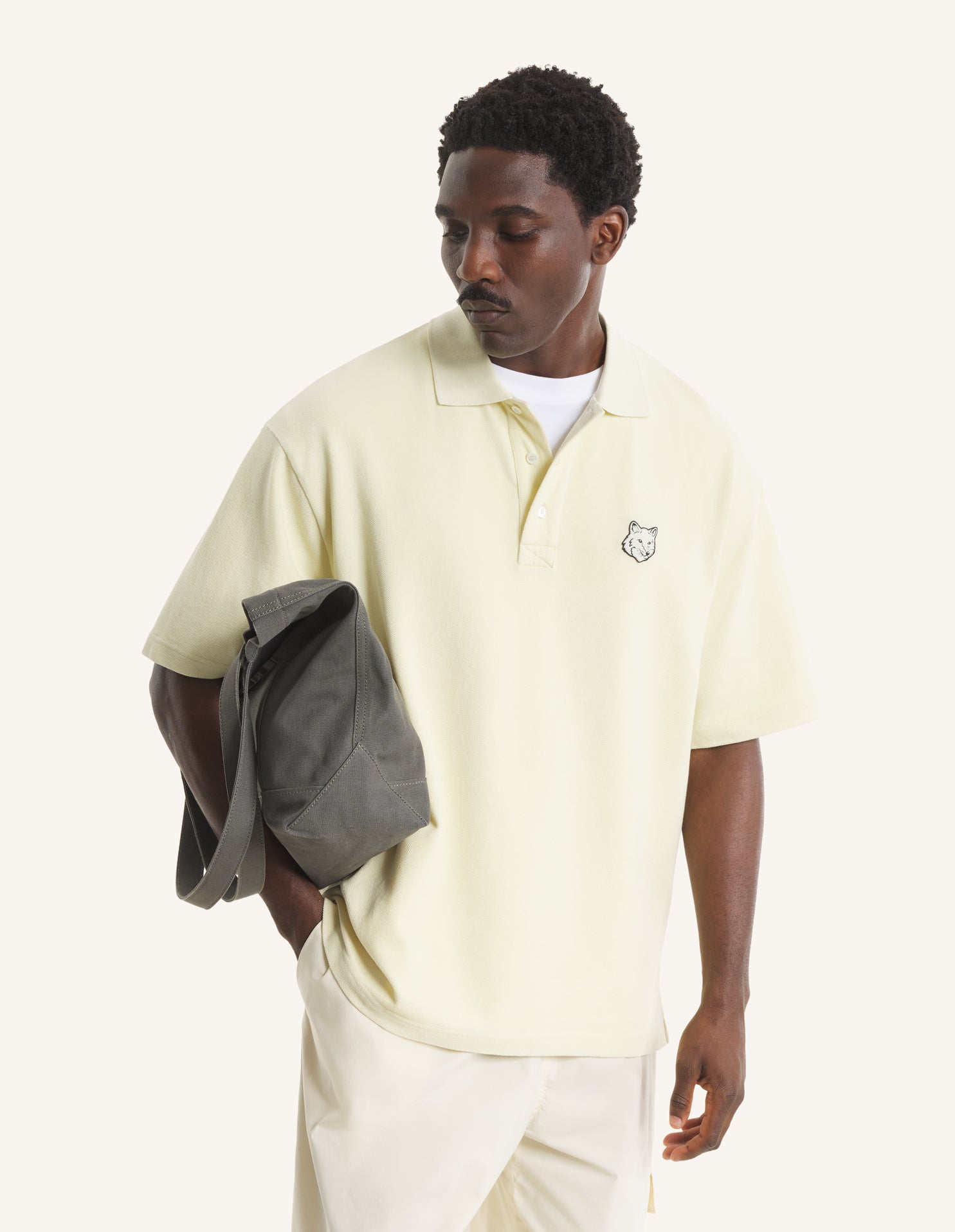 Fox Head Oversize Polo - Aloe Wash