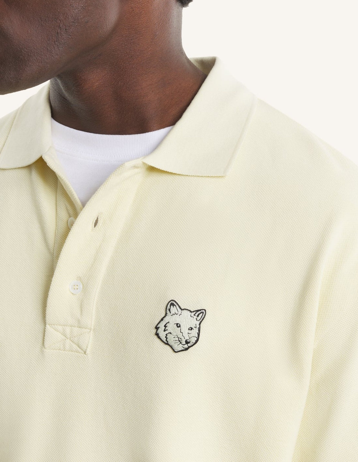 Polo oversize Fox Head - Aloe Wash