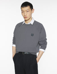 Fox Head Oversize Sweatshirt - Charcoal