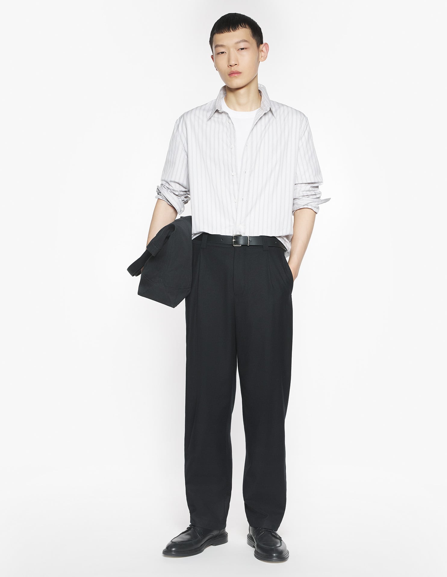 Maison Kitsuné Handwriting Casual Shirt - Cloud