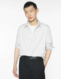 Maison Kitsuné Handwriting Casual Shirt - Cloud