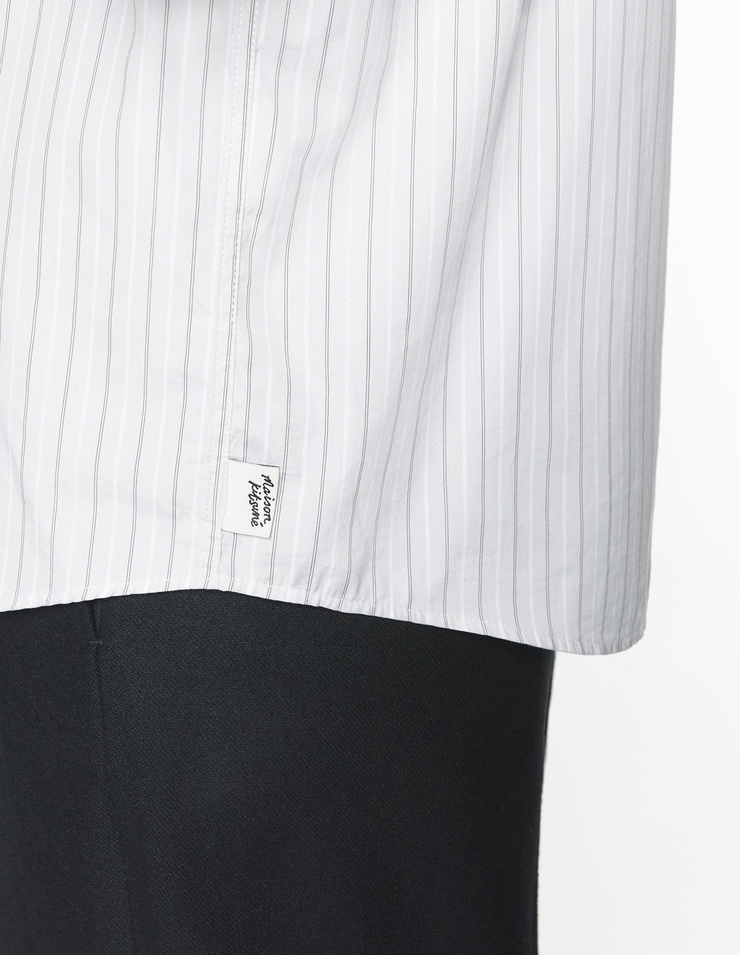Maison Kitsuné Handwriting Casual Shirt - Cloud