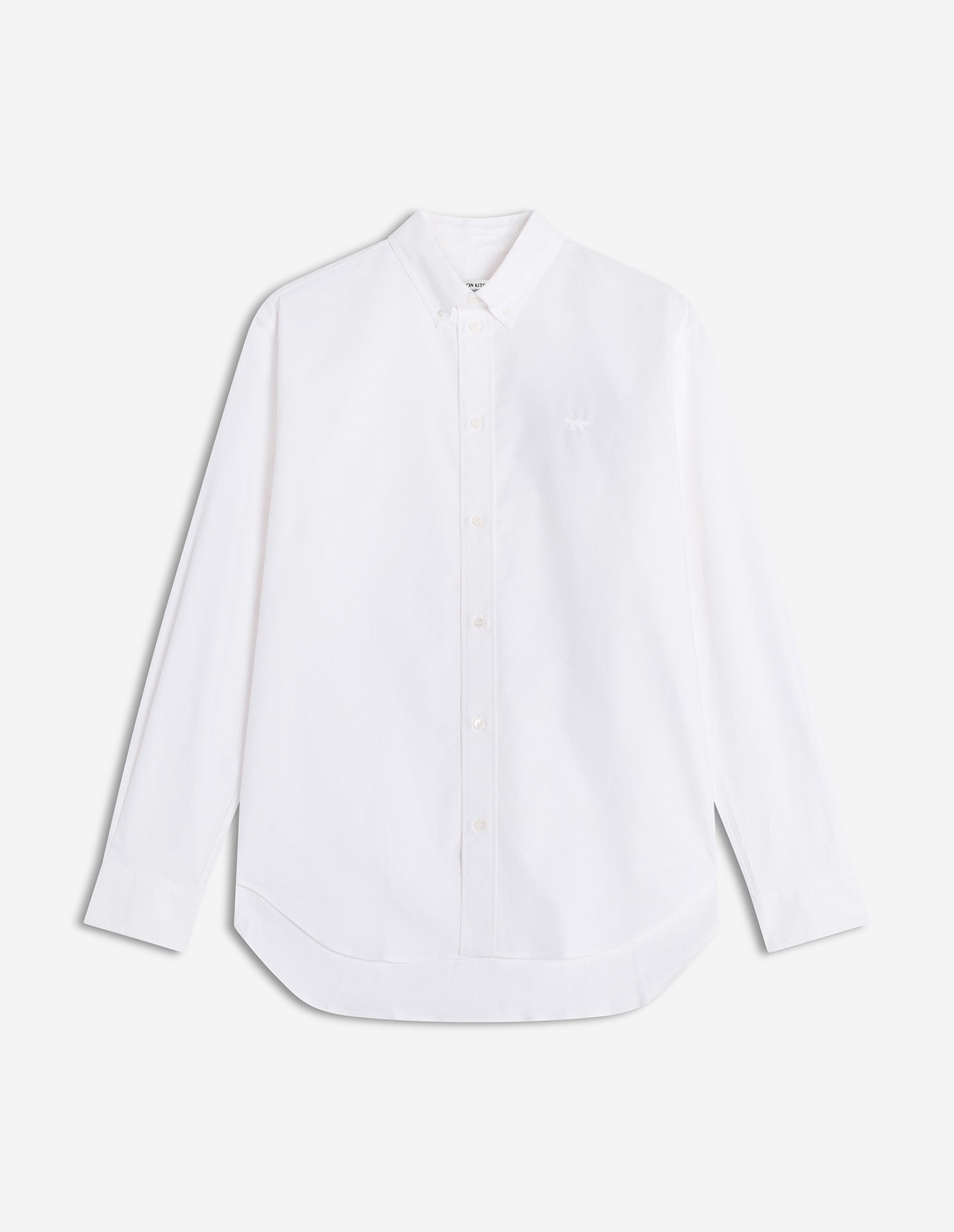 Profile Fox Button Down Shirt - White