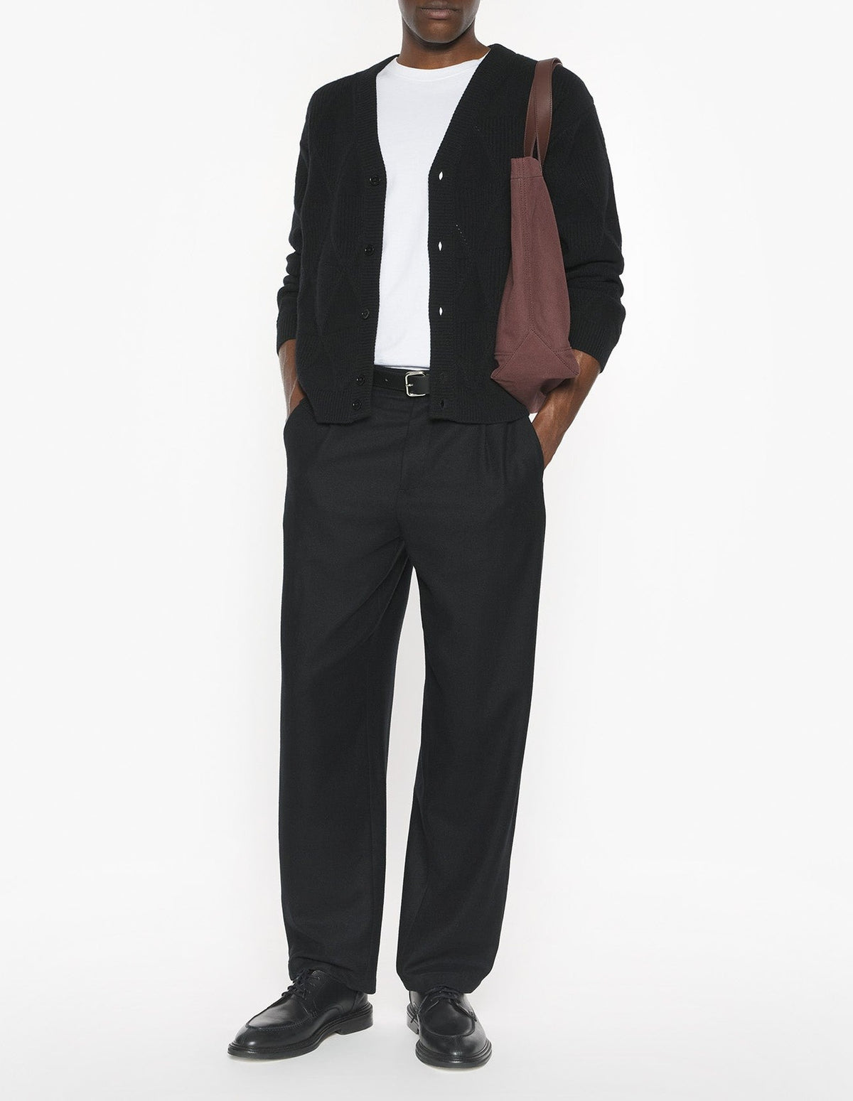 Cardigan en laine - Black
