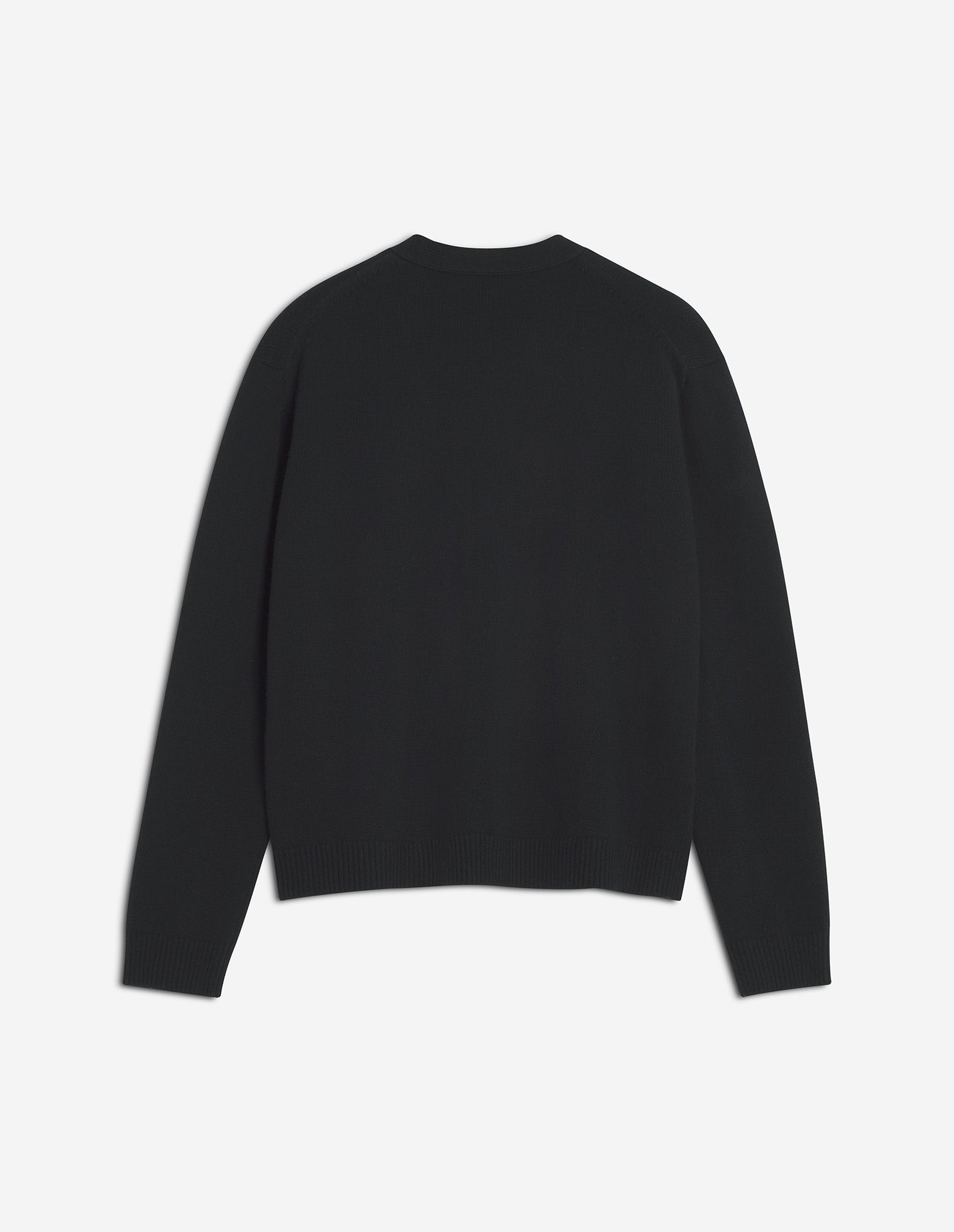 Wool print cardigan - Black & Medium Grey