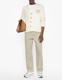 Wool print cardigan - Solitary Star & Safari