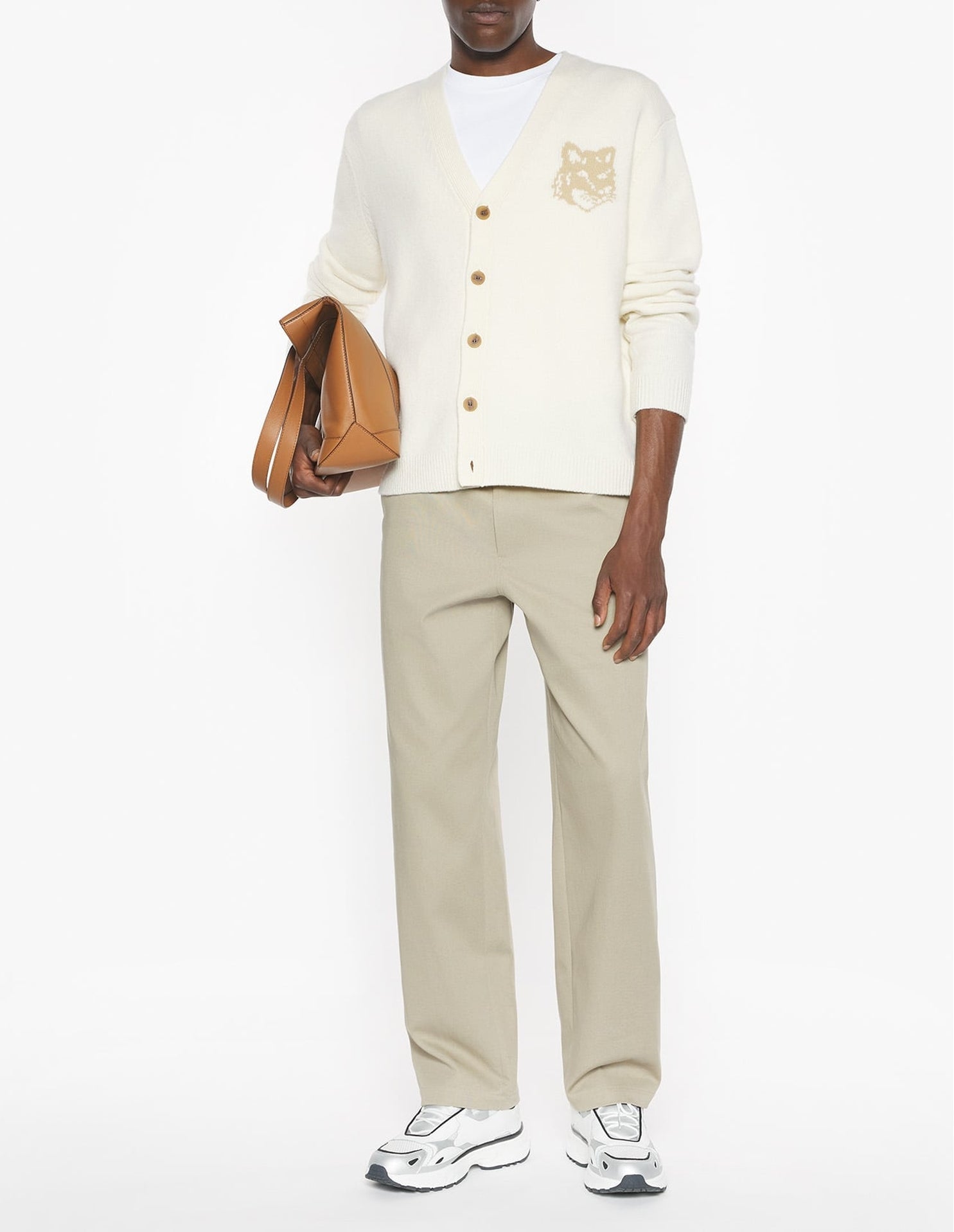 Wool print cardigan - Solitary Star & Safari