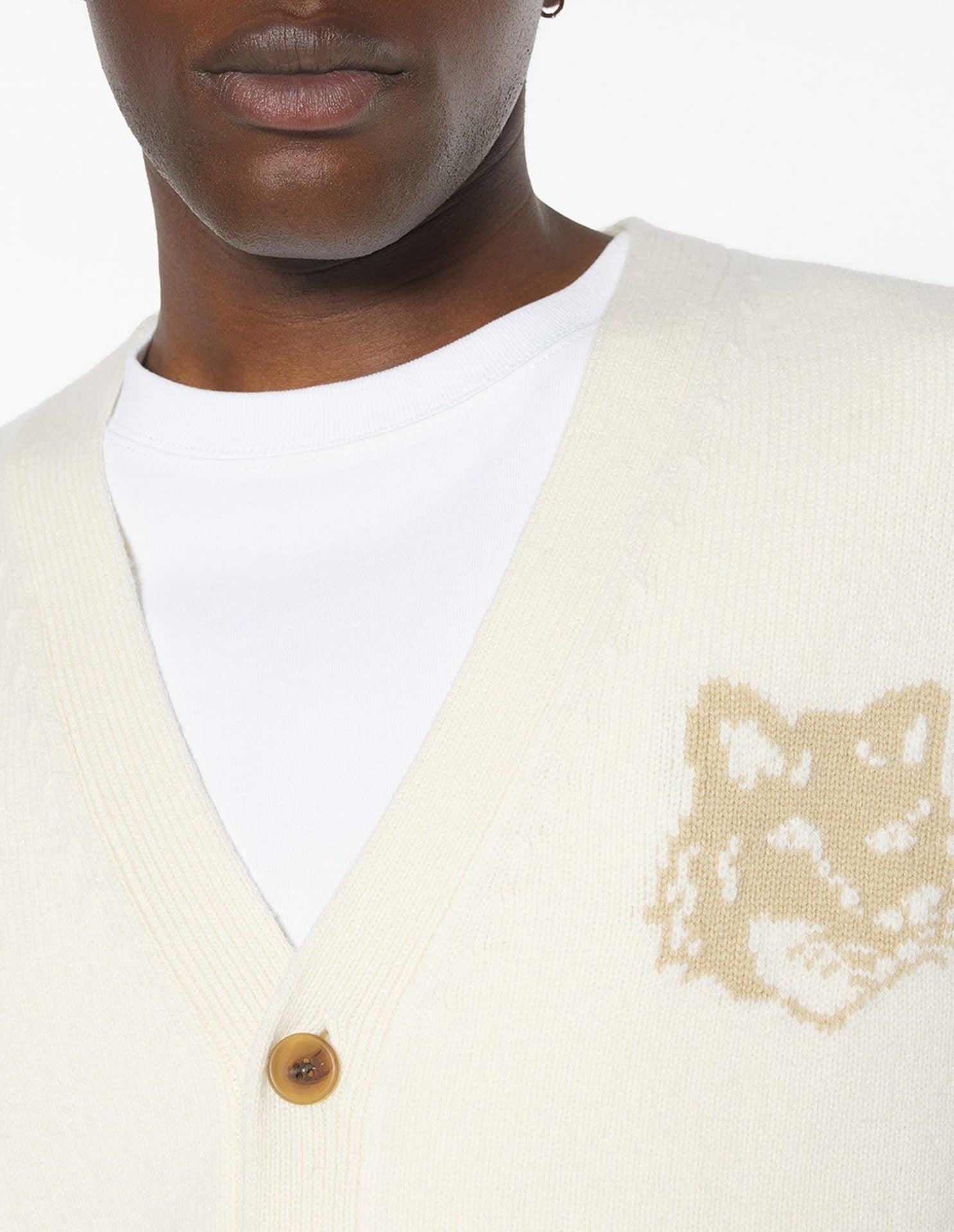Cardigan à imprimé en laine - Solitary Star & Safari