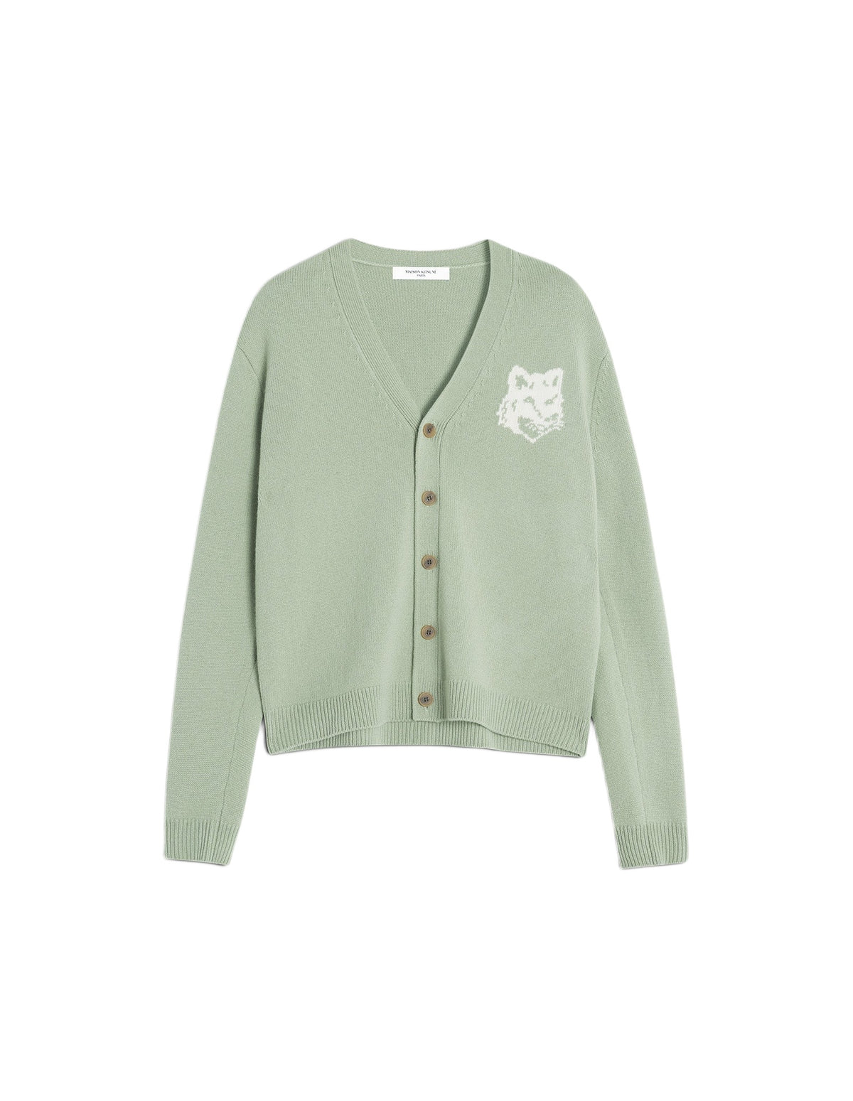Cardigan à imprimé en laine - Sea Foam & Solitary Star