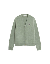 Cardigan Milano Fox Head en laine - Pebble
