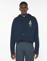Dressed Fox Oversize Hoodie - Dress Blues