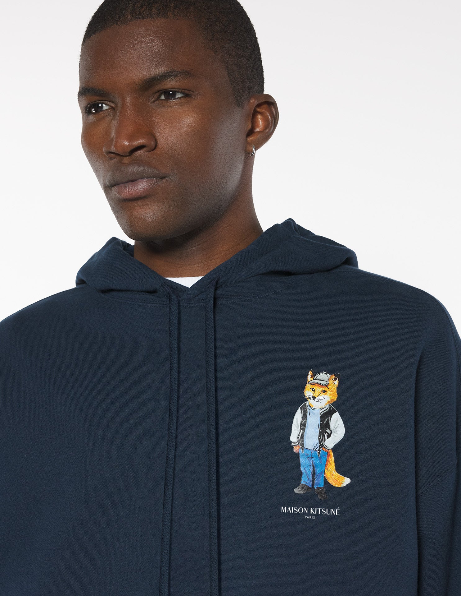 Dressed Fox Oversize Hoodie - Dress Blues