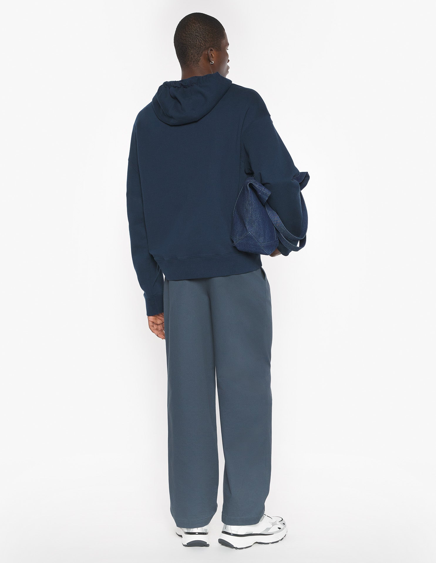 Dressed Fox Oversize Hoodie - Dress Blues