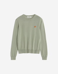 Fox Head Merino Regular Jumper - Pebble