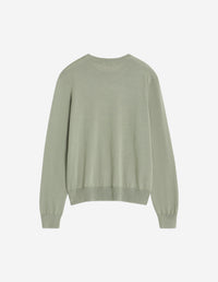 Fox Head Merino Regular Jumper - Pebble