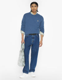 Fox Head Lambswool Comfort Jumper - Infinity