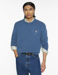 Fox Head Lambswool Comfort Jumper - Infinity