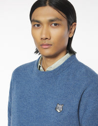 Fox Head Lambswool Comfort Jumper - Infinity