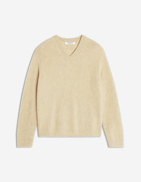 Brushed Mohair Comfort Jumper - Safari
