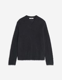 Brushed Mohair Comfort Jumper - Black