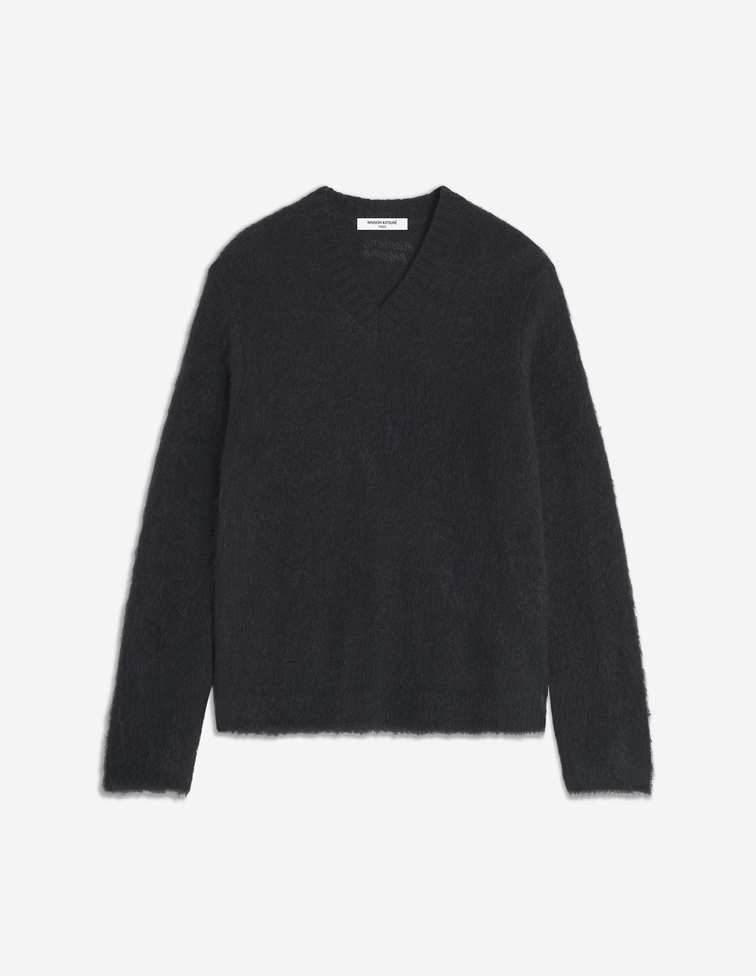 Brushed Mohair Comfort Jumper - Black