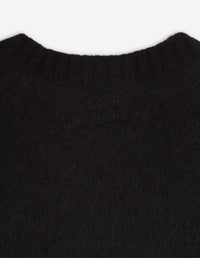 Brushed Mohair Comfort Jumper - Black