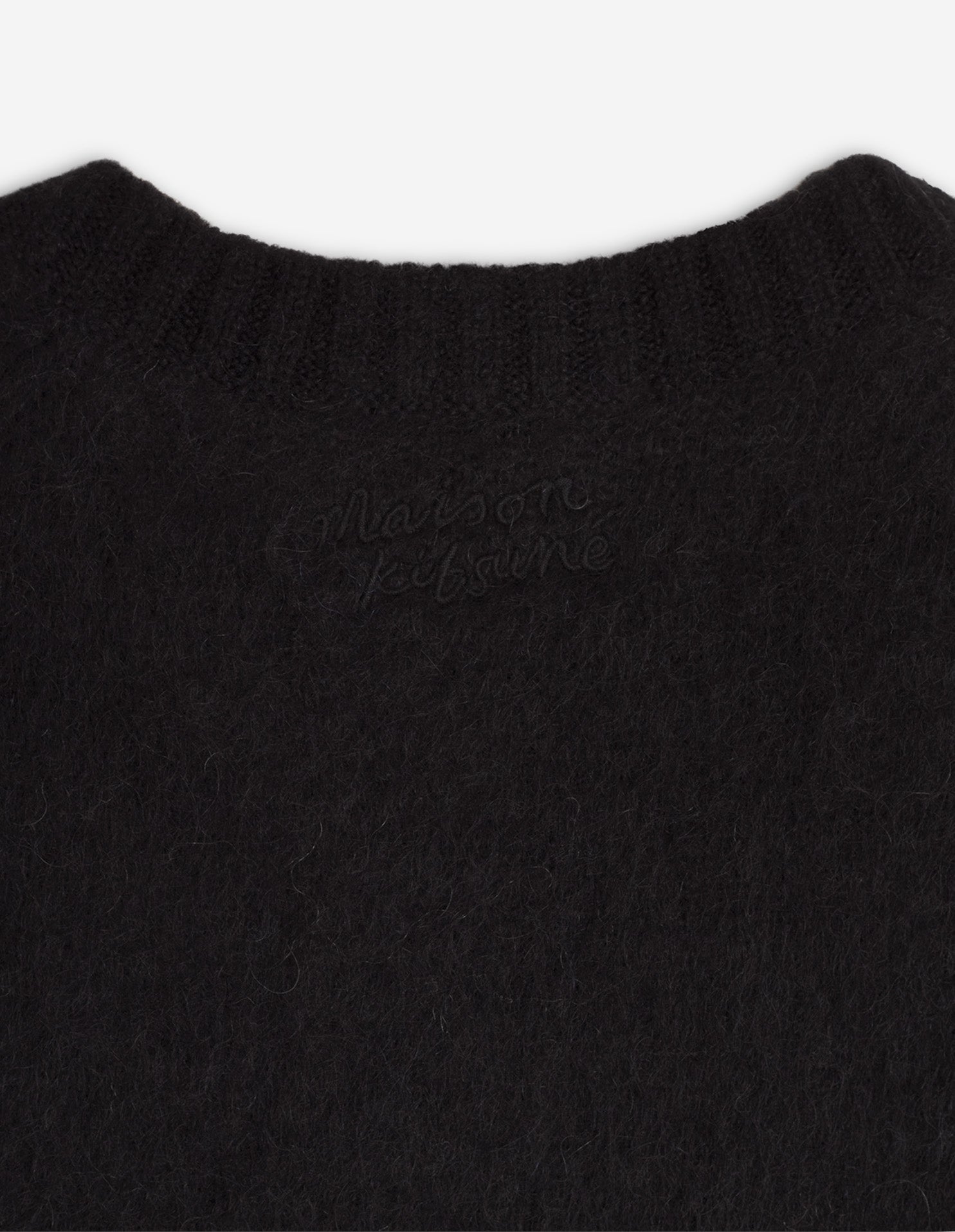 Brushed Mohair Comfort Jumper - Black